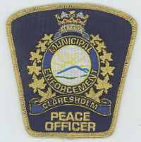 CANADA,ALBERTA,CLARESHOLM PEACE OFFICER 1